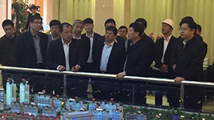 4月23日，吴忠市委书记赵永清一行视察指导青铜峡“黄河外滩”项目。